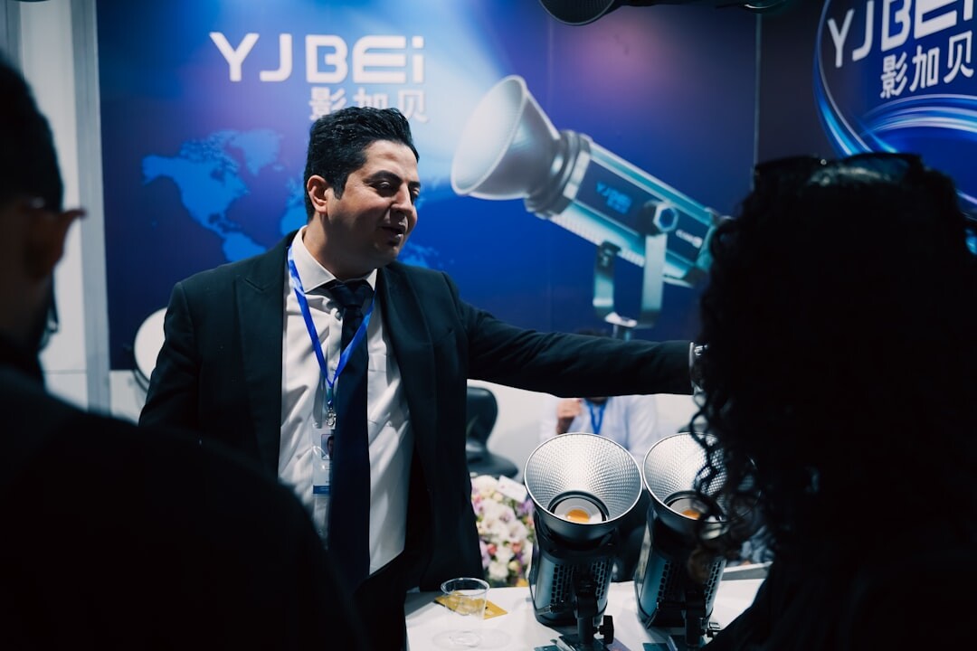 Voice recording session in a professional booth